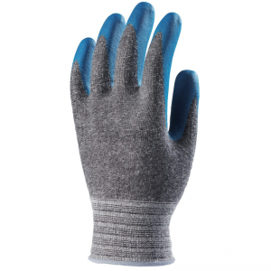 SZERELÕKESZTYÛ, SPANDEX/PA, TENYÉREN KÉK NITRIL/PU MÃRTÃS